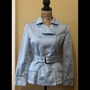 Gap Women’s Baby Blue Trench Coat